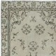 Chinese Art Deco Vintage Hand Knotted Rug, Sun Faded Small Carpet