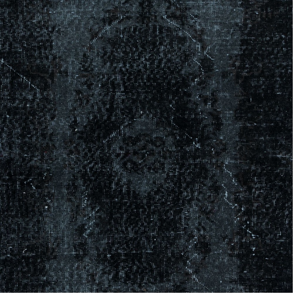 Charcoal Gray & Black Living Room Rug, Handmade Turkish Carpet for Outdoor, Modern Floor Covering