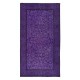 Hand Knotted Modern Violet Purple Small Rug from Turkey