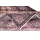Handmade Turkish Light Pink Rug, Modern Home Decor Floral Carpet, Upcycled Floor Covering