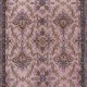 Handmade Turkish Light Pink Rug, Modern Home Decor Floral Carpet, Upcycled Floor Covering