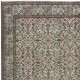 Vintage Hand Knotted Anatolian Rug in Beige with All-Over Floral Design