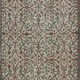 Vintage Hand Knotted Anatolian Rug in Beige with All-Over Floral Design