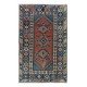 Traditional Vintage Handmade Turkish Area Rug with Medallions, Colorful Unique Carpet