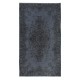 Handmade Turkish Accent Rug in Gray, Ideal for Contemporary Interiors