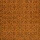 Handmade Rug with All-Over Floral Design, Orange Turkish Carpet, Woolen Floor Covering