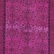 Small Floral Patterned Pink Rug for Modern Interiors, Handwoven and Handknotted in Turkey