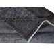 Dark Steel Gray Modern Area Rug, Handwoven and Handknotted in Isparta, Turkey