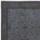Dark Steel Gray Modern Area Rug, Handwoven and Handknotted in Turkey