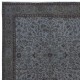 Dark Steel Gray Modern Area Rug, Handwoven and Handknotted in Isparta, Turkey