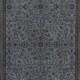 Dark Steel Gray Modern Area Rug, Handwoven and Handknotted in Turkey