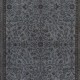 Dark Steel Gray Modern Area Rug, Handwoven and Handknotted in Isparta, Turkey