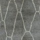 Modern Moroccan Tulu Rug in Gray, 100% Natural Un-Dyed Wool, Premium Quality Berber Carpet