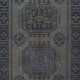 Turkish Runner Rug Kitchen, Handmade Corridor Carpet in Gray, Black & Purple Tones, Modern Rug for Hallway Decor