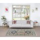 Vintage Hand Knotted Turkish Area Rug for Living Room and Dining Room, 100% Wool
