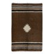 Kurdish Soft Mohair Kilim Rug. Floor Covering & Wall Hanging. Eastern Anatolia Sofa Throw. Vintage Bed Cover. Brown Blanket