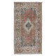 Traditional Hand Knotted Turkish Area Rug with Medallion Design