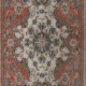 Oriental Rug with Medallion Design, Handmade Turkish Carpet, Ca 1960, Woolen Floor Covering