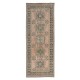 Hand Knotted Runner Rug for Hallway Decor, Vintage Anatolian Corridor Carpet
