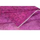Contemporary Pink Area Rug, Handmade Turkish Carpet, Woolen Floor Covering