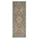 Hand Knotted Runner Rug for Hallway, Vintage Turkish Sille Corridor Carpet