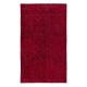 Modern Handmade Burgundy Rug for Living Room, Floral Pattern Turkish Carpet for Dining Room