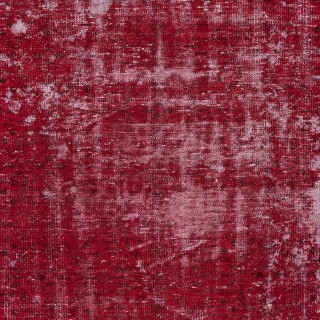 Contemporary Handmade Turkish Red Area Rug with Shabby Chic Style Contemporary Handmade Turkish Red Area Rug with Shabby Chic Style