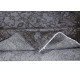 Contemporary Turkish Floral Pattern Area Rug in Gray. Grey Handmade Modern Carpet