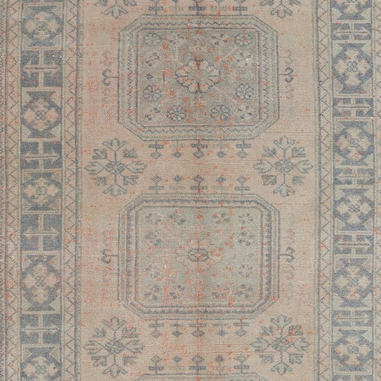 Handmade Turkish Hallway Runner ,Vintage Corridor Carpet, Stair Rug
