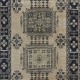 Vintage Hand Knotted Corridor Rug, Wide Hallway Runner, Stair Runner Carpet