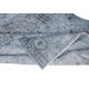 Turkish Handmade Rug in Sky Blue, Low Pile Carpet, Modern Light Blue Floor Covering