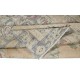Vintage Sun Faded Handmade Turkish Rug in Beige and Gray Colors