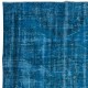 Handmade Turkish Rug, Great 4 Modern Interiors, Blue Living Room Carpet