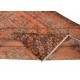 Modern Burnt Orange Handmade Area Rug, Contemporary Turkish Wool Carpet