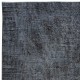 Turkish Handmade Wool Rug in Gray Tones, Ideal for Modern Interiors