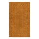 Chinese Art Deco Inspired Handmade Orange Re-Dyed Area Rug for Modern Interiors