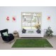 Handmade Turkish Green Area Rug, Ideal for Modern Home & Office Decor