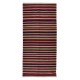 Hand-Woven Vintage Anatolian Kilim Rug with Colorful Stripes, 'Flat-Weve', 100% Wool