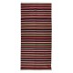 Hand-Woven Vintage Anatolian Kilim Rug with Colorful Stripes, 'Flat-Weve', 100% Wool