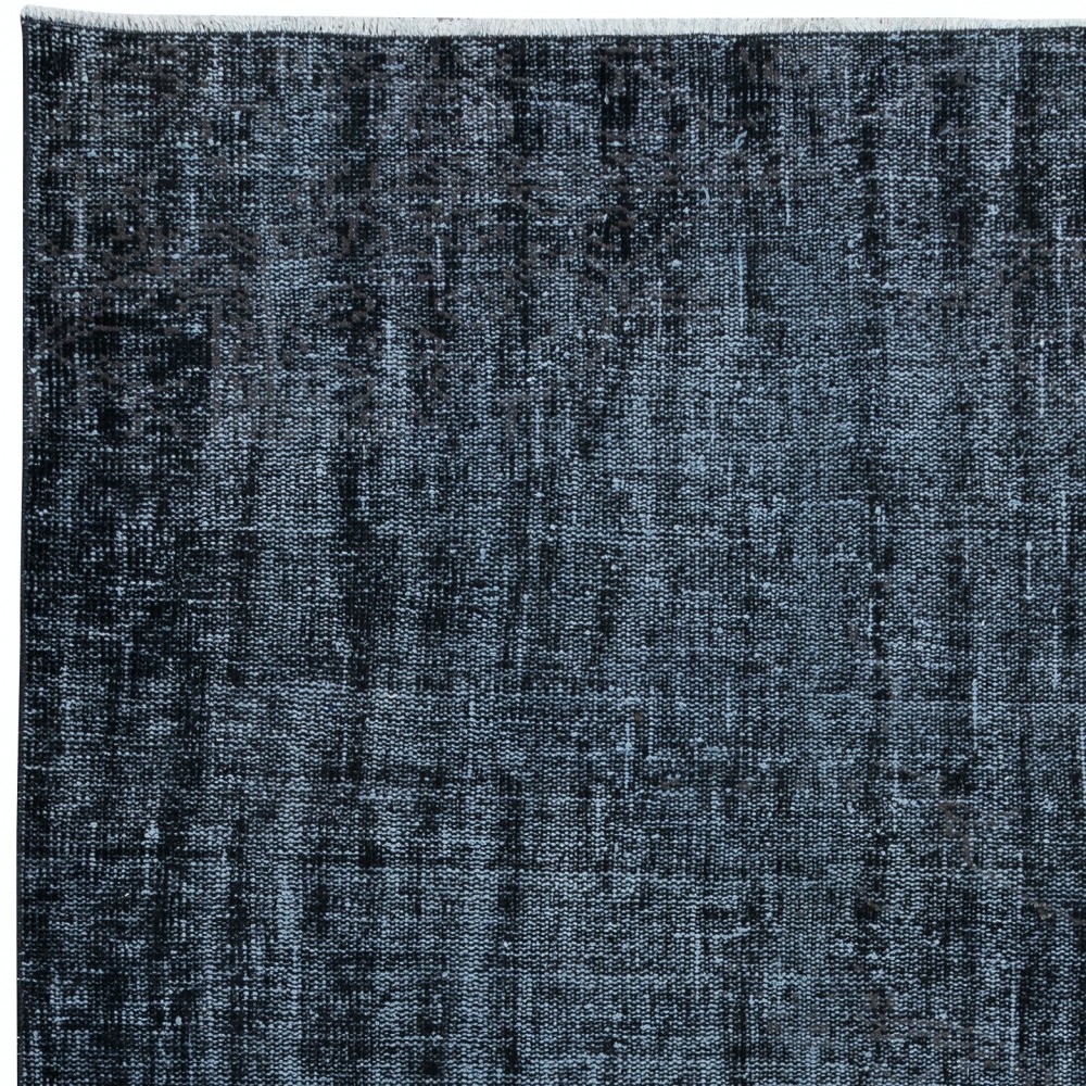Black Handmade Turkish Rug for Living Room, Entrance, Bedroom, Dining Room & Kids Room