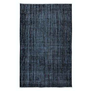 Black Handmade Turkish Rug for Living Room, Entrance, Bedroom, Dining Room & Kids Room