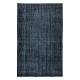 Black Handmade Turkish Rug for Living Room, Entrance, Bedroom, Dining Room & Kids Room