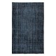 Black Handmade Turkish Rug for Living Room, Entrance, Bedroom, Dining Room & Kids Room