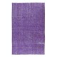 Royal Purple Handknotted Room Size Area Rug. Modern Turkish Carpet. Bohemian Rug for Living Room