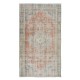 Shabby Chic Area Rug for Farmhouse Decor, Vintage Handmade Anatolian Carpet