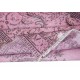 Rustic Turkish Area Rug, Pink Handmade Modern Carpet, Woolen Floor Covering