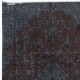 Handmade Turkish Rug in Gray & Brown for Living Room & Bedroom. Modern Carpet for Dining Room & Kids Room