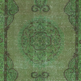 Handmade Green Carpet from Turkey, Living Room Decor Rug, Modern Floor Covering Handmade Green Carpet from Turkey, Living Room Decor Rug, Modern Floor Covering