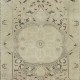 Farmhouse Decor Vintage Handmade Turkish Kayseri Area Rug in Beige Color