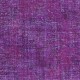 One-of-a-kind Hand-Made Purple Floor Rug from Isparta / Turkey, Redyed Bohem Carpet for Living Room